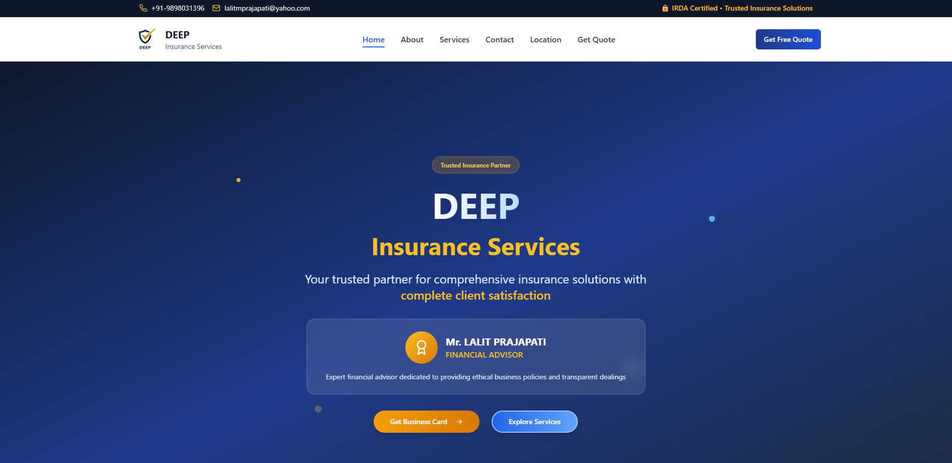 Deep Insurance